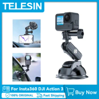 Telesin ACTION CAMERA Suction Cup for Osmo action Gopro Car sucking disc Glass Gimbal Gopro Hero 9 Insta360 One X2