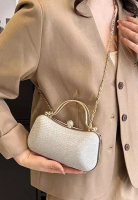 Vedlyn ByVedlyn Olivia Tas Pesta Wanita Clutch Fashion Terbaru - Silver
