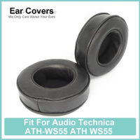 ATH-WS55 ATH WS55 Earpads For Audio Technica Headphone Sheepskin Soft Comfortable Earcushions Pads Foam