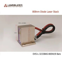 DVS-L-3233BAS Diode Laser Stack / As 3 Wavelength 755nm+808bnm+1064nm Assemble / Total Power 800W