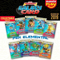 BoBoiBoy Galaxy Card Kad Pek Bolt Impact Champions Rise Mecha Strike Blazing Frost Heroes Unite Tech