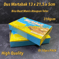 (ISI 50pcs) Dus Martabak Manis / Dus Martabak Telor - Dus Martabak Istimewa - Box Martabak - Kotak M