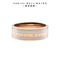 Daniel Wellington DW 戒指 Classic 經典雙色戒指玫瑰金x沙漠灰
