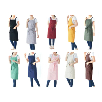 【喵汪森林】買一送一 日式圍裙(多種顏色可選/工作圍裙/廚房用/烘培用/圍裙)