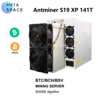 New Bitmain Antminer S19 XP 141Th/s 3032W ASIC Bitcoin Miner Most Powerful BTC Miner Machine S19XP 141T Than S19 S19pro S19J pro