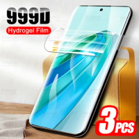 3Pcs Curved Soft Film For Honor X9A X9b 5G Hydrogel Film HonorX9A HonorX9b Honar X 9A X9 A B Screen Protector Not Tempered Glass