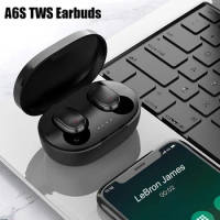 Original A6S TWS Wireless Bluetooth Headset with Mic Air Pro Earbuds for Xiaomi Noice Cancelling Earphone Bluetooth Headphones