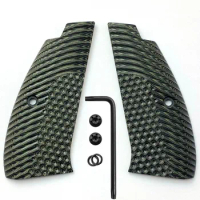 Military Model Grip Anti-slip Tactical Handle G10 Grips for CZ75 Grips CZ 75 Full Size, SP-01 Series, Shadow 2, 75B BD Screw