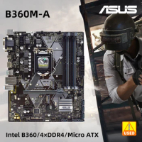 ASUS PRIME B360M-A Intel B360 Motherboard LGA 1151 for 8th Gen Core i3 i5 i7 8100 8300 9100 9300 8400 8500 8600 9400 8700 9700KF
