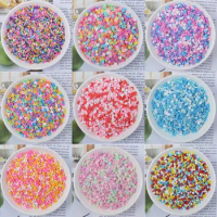 100g/lot Slime Accessories Clay Sprinkles Decoration For Slime Filler DIY Slime Supplies Fake Cake Dessert Mud Particles Toy