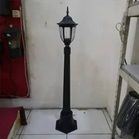 Lampu Taman Tiang Klasik Outdoor Waterproof 105cm - Lampu Pilar Minimalis Vintage - Lampu Hias Jalan