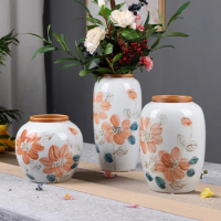 Xiangyanghua Ceramic Vase New Chinese Home Decoration Ornament