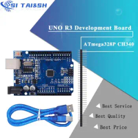 UNO R3 Development Board ATmega328P CH340 CH340G For Arduino UNO R3 With Straight Pin Header