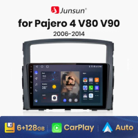 Junsun V1 AI Voice Wireless CarPlay Android Auto Radio for Mitsubishi PAJERO 4 2006 - 2014 4G Car Multimedia GPS 2din autoradio
