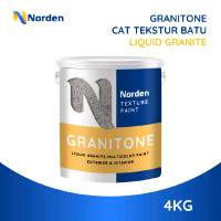 Norden Granitone 4kg Cat Tekstur Granit Muticolor Texture Wall Paint Batu Alam Natural Stone Tembok