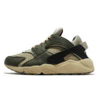 Nike 休閒鞋 Air Huarache Crater PRM 男鞋 墨綠 棕 經典 撞色 襪套 武士鞋 DM0863-300