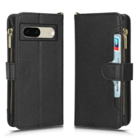 For Google Pixel 7 Wallet Style Lanyard All In One Shockproof Card Slot Leather Case For Google Pixel 7 Pro Phone Case Cover