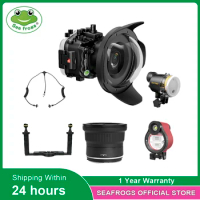 Seafrogs IPX8 40meter Waterproof Diving Camera Housing With Dome Port For Sony A1 16-35mm 28-70mm 24-70mm