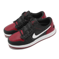 【NIKE 耐吉】Air Jordan 1 Low FlyEase GS 黑 紅 AJ1 女鞋 大童鞋(DN4639-066)