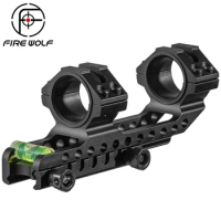Tactical 25.4mm 30mm Rifle Scope Mount Airsoft Gun 20mm Rail Scopes Mounts Airguns Double Rings