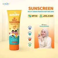 (Glowby X Jedar El ) Daily Sunscreen spf 50 untuk Bayi dan Anak