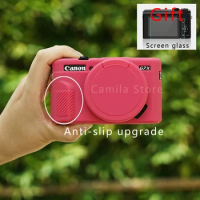 New For Canon G7X II G7X III G7X3 G7X2 G7X Mark II G7X Mark III Camera Soft Silicone anti-slip Protector Skin Case bag