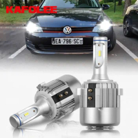 KAFOLEE 2x G2 Car Headlight Bulb LED 72W 8000LM Super Brightness 6000K Cool White Low Beam for VW Passat Golf MK6 MK7 GTI Tiguan