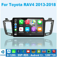 2 din Car radio Wireless CarPlay Android Auto Radio for Toyota RAV4 RAV 4 2012 - 2018 4G Car Multimedia GPS 2din autoradio