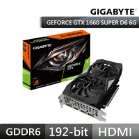 【GIGABYTE 技嘉】GeForce GTX 1660 SUPER D6 6G顯示卡