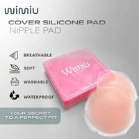 WIMIU BH Tempel Nipple Cover Silicone Pad Silikon Bra Tempel Bulat 033669 Brown