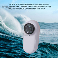 適用於 Insta360 GO2 的 Ly 2Pcs 保護膜耐熱全邊透明高清微型相機屏幕膜