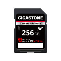 【Gigastone 立達國際】SDXC SD UHS-II V60 8K 256GB專業攝影記憶卡(支援8K/4K/五年保固/台灣製造)