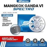 Spectro Mangkok Ganda Alpha Grip Beat Scoopy Fi Esp Vario 110 Fi Genio CVT Kampas KZL/K44/K0J BEAT/S