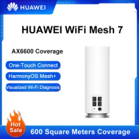 Original HUAWEI WiFi Mesh 7 AX6600 Whole Home Coverage HarmonyOS Mesh+One-Touch Connect 8 High-Performance Power Amplifiers