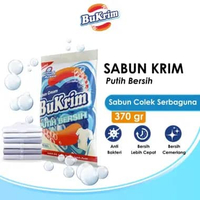 Bukrim Putih Bersih Sabun Colek Cream Detergent [370 g] -