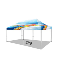 Shop 10x20ft ,3X6m 600D custom canopy Aluminium outdoor event dye sublimation printing marquee tent top with tent frame