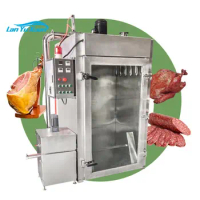 Fish Sausage Industrial Make Meat Food Commercial Cold Smoke Oven Smokehouse Machine Electric Smoker