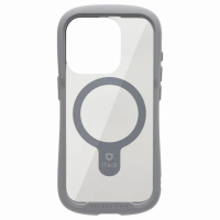 【iFace】iPhone 15 Pro Reflection MagSafe 抗衝擊強化玻璃保護殼(莫蘭迪灰色)