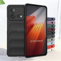 For Cover iQOO Neo 8 Case For Vivo iQOO Neo 8 Capas New Protective Shockproof Phone Back Bumper Soft TPU Fundas iQOO Neo 8 Cover