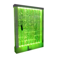 Factory direct sale customized acrylic bubble wall LED bar wine shelf