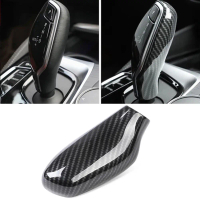 ฝาครอบตกแต่งหัวเกียร์คาร์บอนไฟเบอร์ สำหรับ BMW 5/6/7 ซีรีส์ รุ่น G30/G31/G11/G12 (ด้านซ้าย)