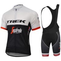TREK Cycling Bib Summer Bike Jersey Mtb Male Clothing Sleeve Clothes Complete 2024 Mens Sets Sports Set Man Mountain Uniform Men