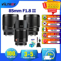 VILTROX 85mm II F1.8 Nikon Z Fuji X Sony E Lens Full Frame Portrait Auto Focus Lens for Fujifilm X Nikon Lens Mount Camera Lense