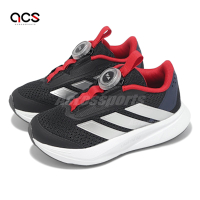 adidas 童鞋 Duramo SL BOA K 中童 黑 銀 紅 運動鞋 旋鈕 愛迪達 IH3603