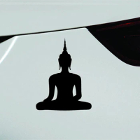 Buddha Statue Silhouette Symbol Decal Funny Car Truck Sticker Window Art Painting Car Stickers Rear Window Car Sticker