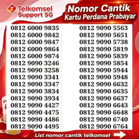 nomor cantik simpati 0812 9090 xxxx sp100
