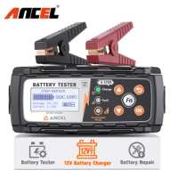 ANCEL BT521 12V Car Battery Changer 12V Battery Tester Automotive Repair for AGM GEL WET Lead Acid Battery
