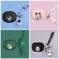 For OPPO Enco X / X2 Case Cartoon Astronauts/Pandas/Cat Silicone Earphones Cover Cute For OPPO Enco X2 cover