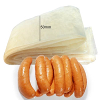 5pc Sausage Packing Hot Dog Casing for Sausages BBQ Grilled Sausage Salami Meat Filling Shell Sausage Packaging Tools Inedible