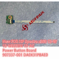 For HP Spectre x360 13-W 13-W023DX 13-AC Power Button Board 907337-001 DA0X31PBAE0 Free Shipping